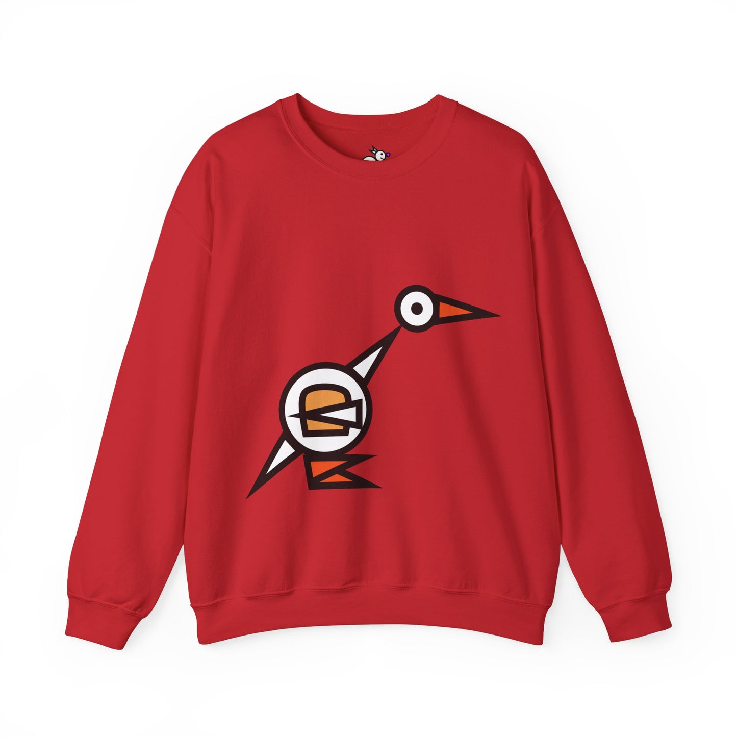 Bread Bird Duck Cute Animal Illustration Unisex Crewneck Sweatshirt - Perfect for Casual Outings and Gift Giving