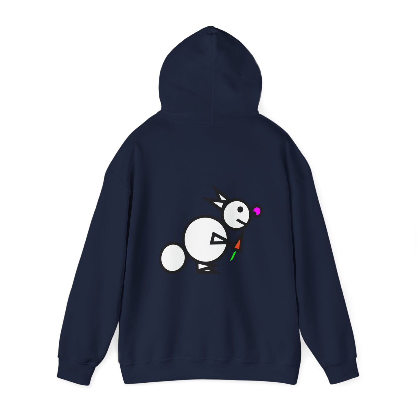 Round Rabbit Playful Bunny Hoodie - Unisex Heavy Blend™