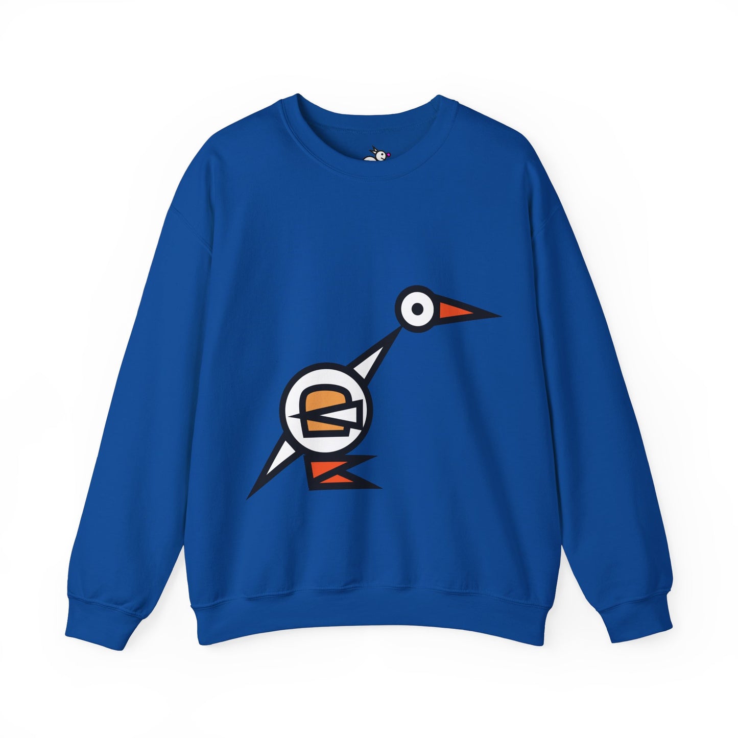 Bread Bird Duck Cute Animal Illustration Unisex Crewneck Sweatshirt - Perfect for Casual Outings and Gift Giving