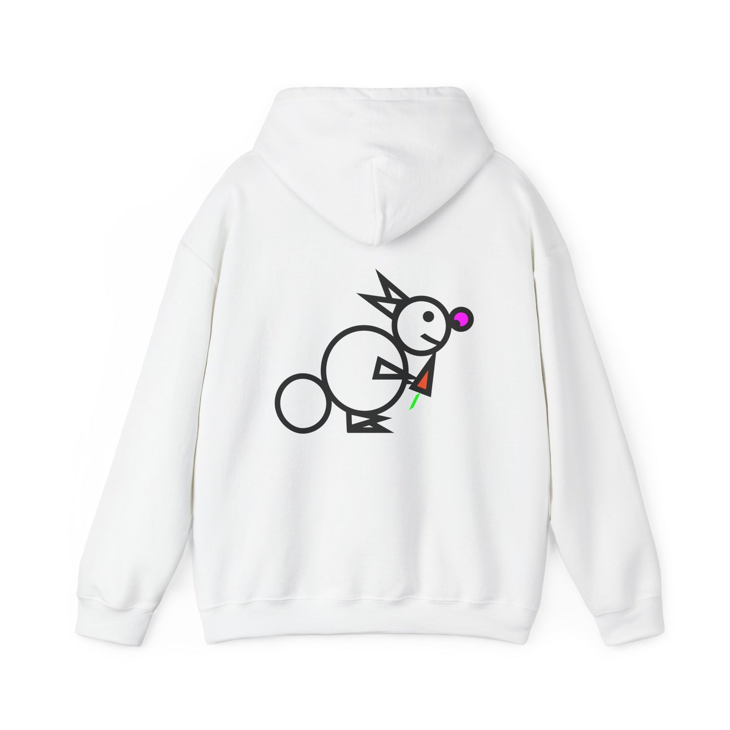 Round Rabbit Playful Bunny Hoodie - Unisex Heavy Blend™