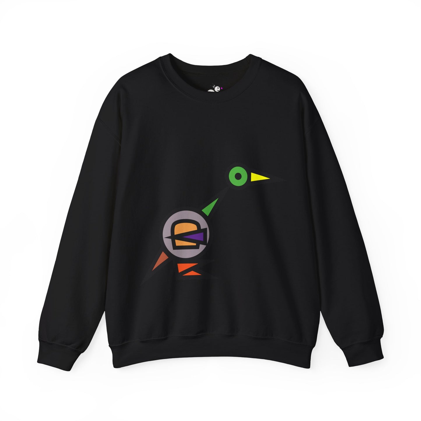 Bread Bird Rainbow Duck Cute Animal Illustration Unisex Crewneck Sweatshirt - Perfect for Casual Outings and Gift Giving