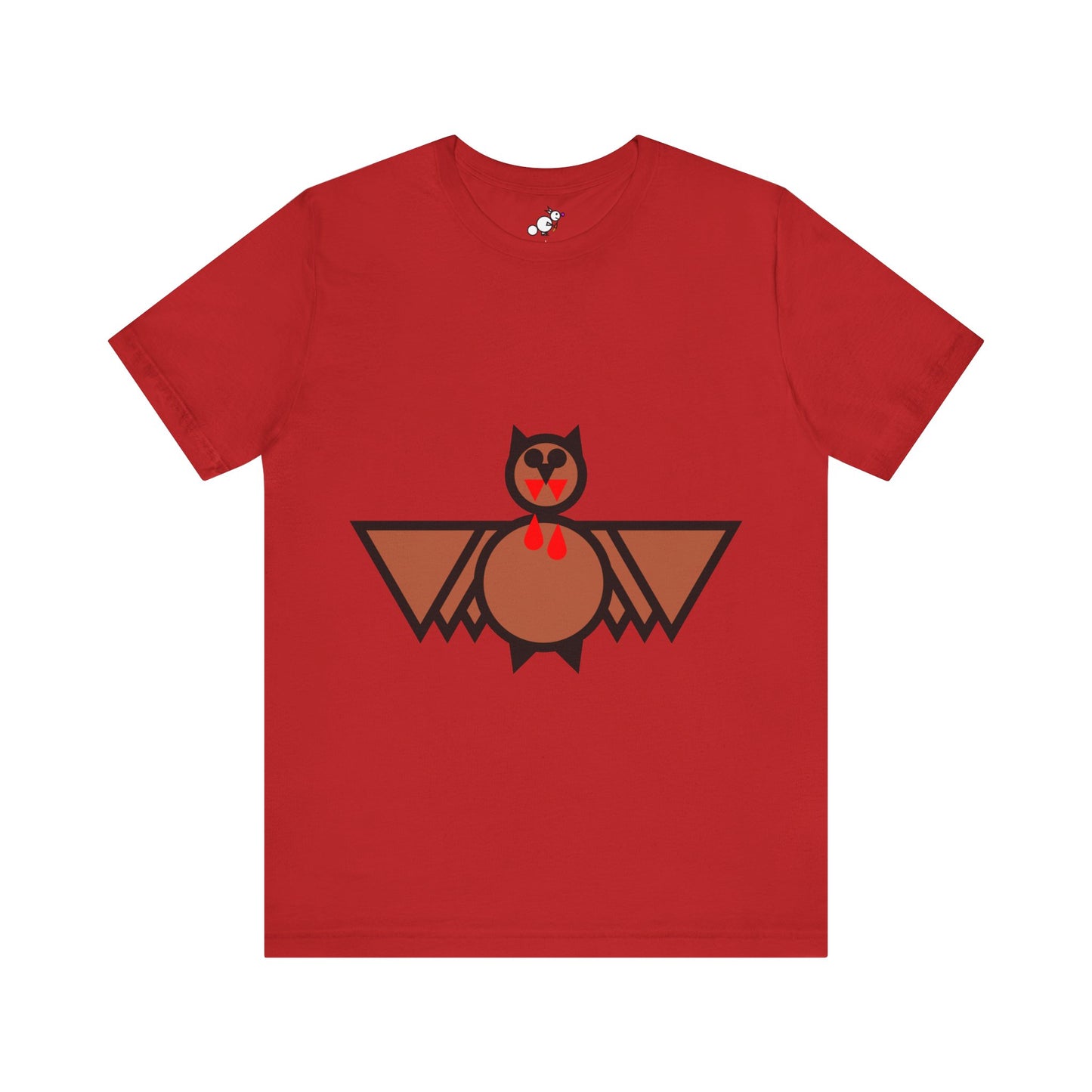 Blood Bat Whimsical Animal Tee - Unisex Jersey Short Sleeve Shirt