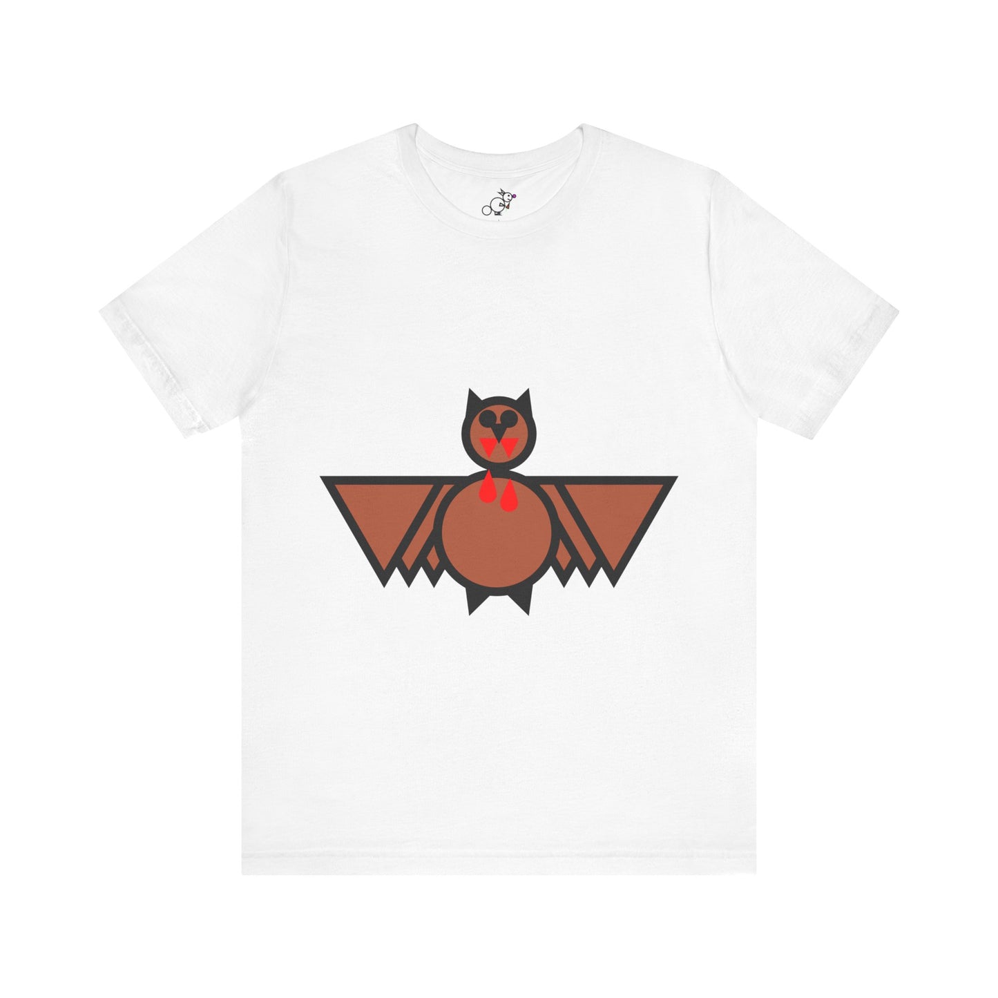 Blood Bat Whimsical Animal Tee - Unisex Jersey Short Sleeve Shirt