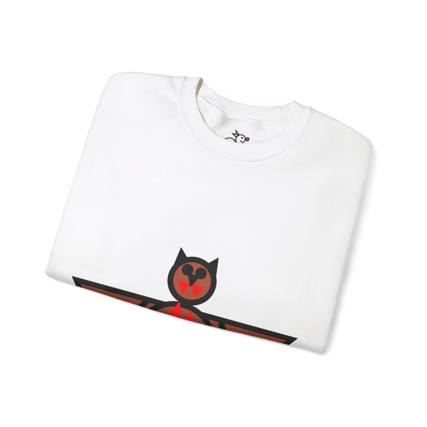 Blood Bat Cute Animal Illustration Unisex Crewneck Sweatshirt - Perfect for Casual Outings and Gift Giving