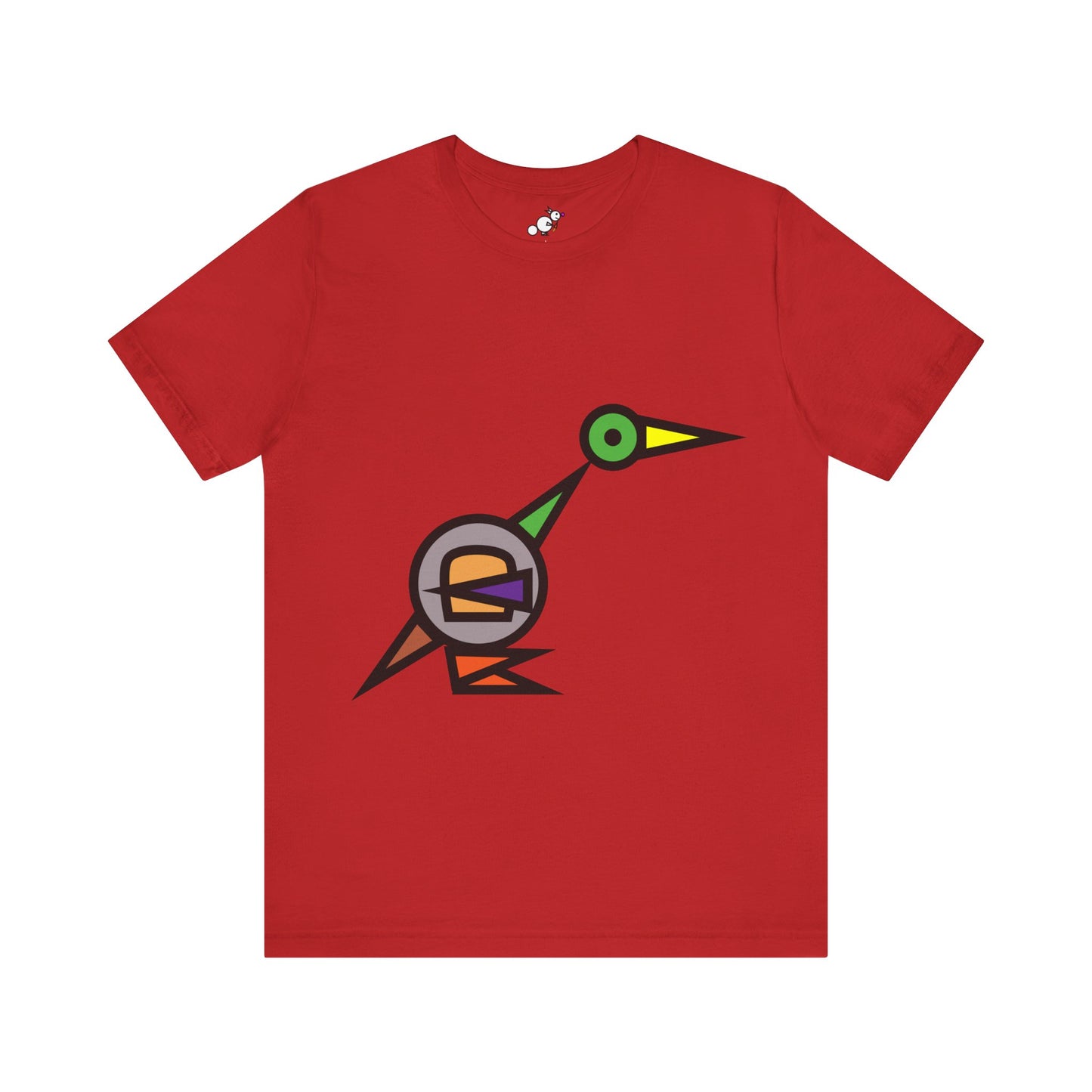 Bread Bird Rainbow Duck Whimsical Animal Tee - Unisex Jersey Short Sleeve Shirt