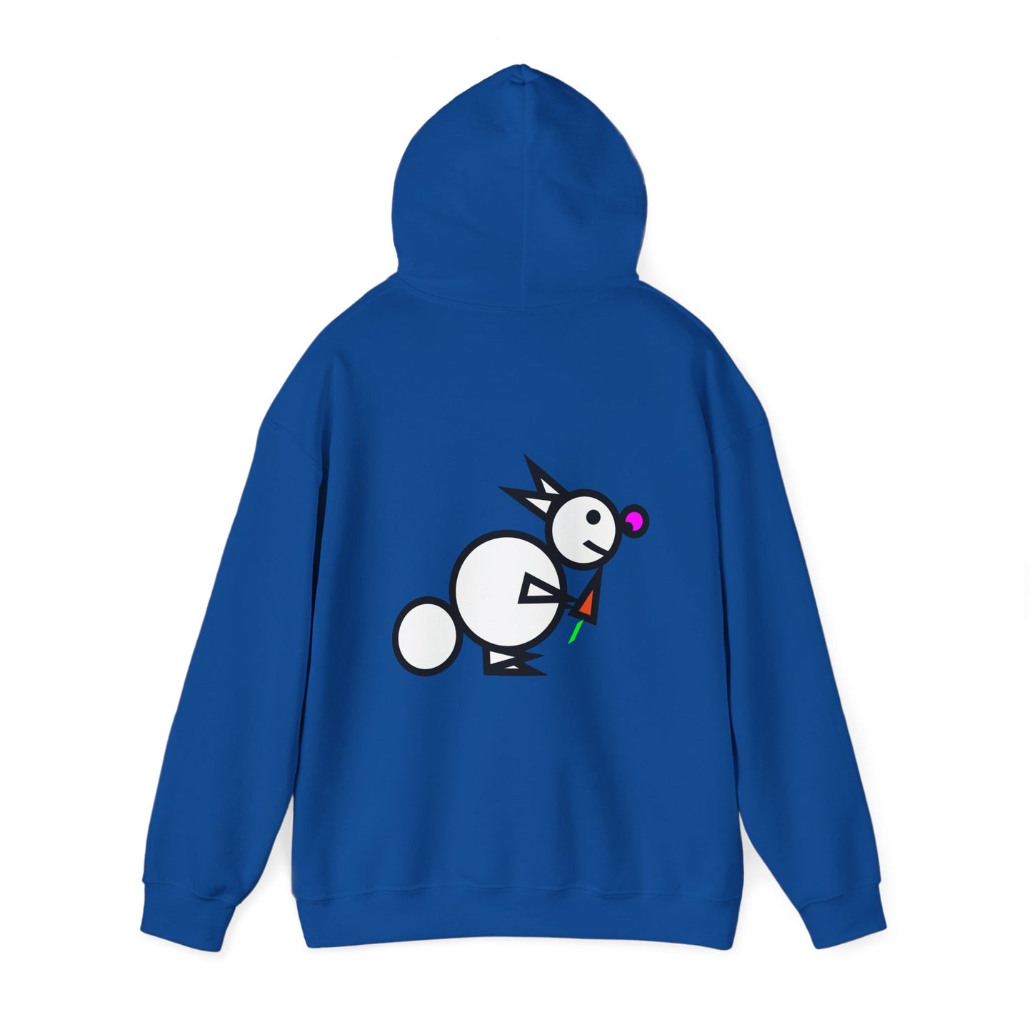 Round Rabbit Playful Bunny Hoodie - Unisex Heavy Blend™