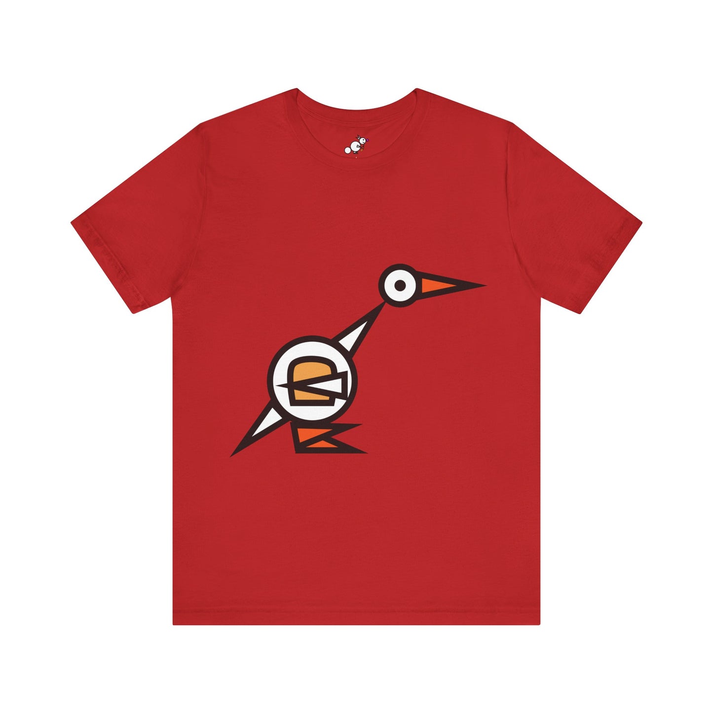 Bread Bird Duck Whimsical Animal Tee - Unisex Jersey Short Sleeve Shirt