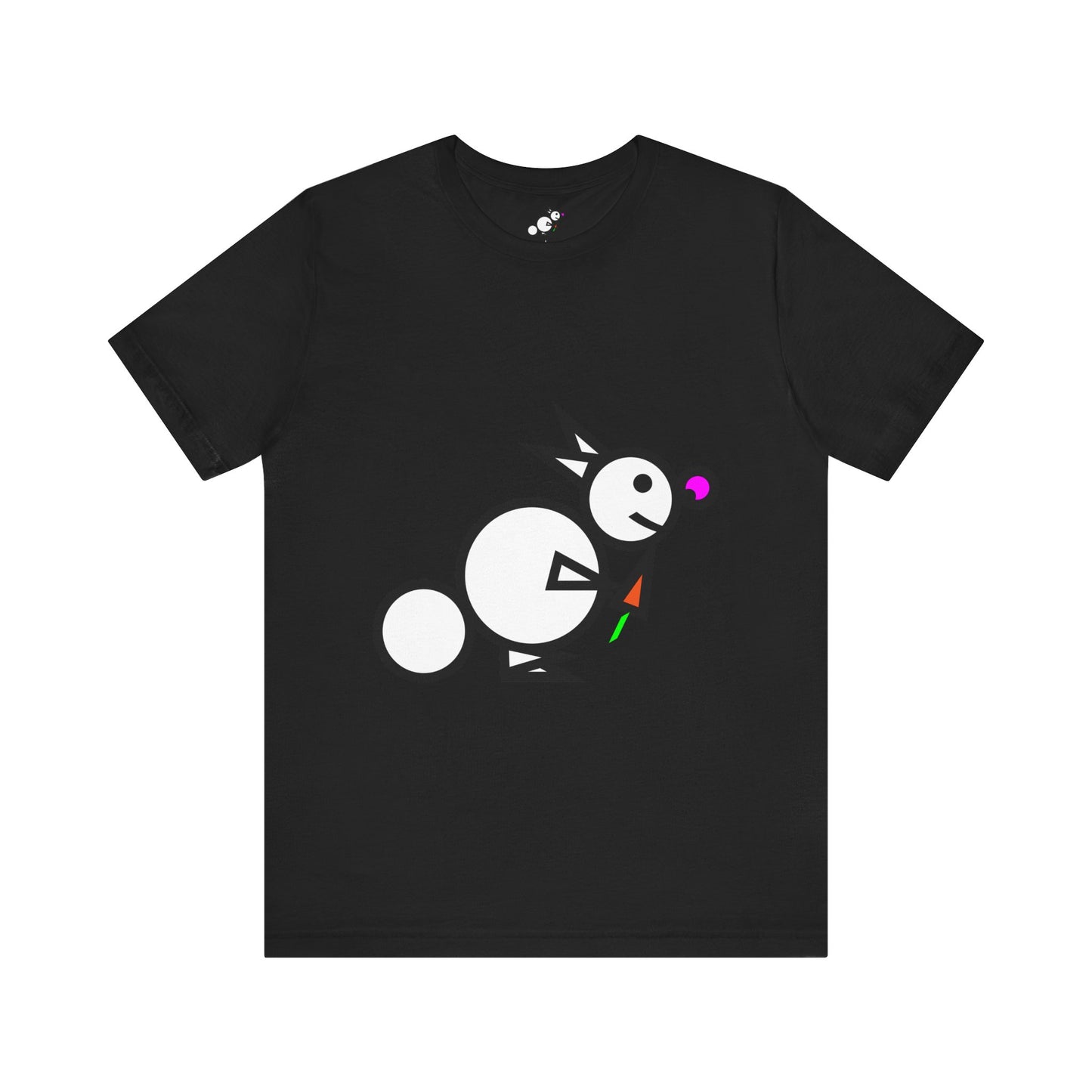 Round Rabbit Whimsical Animal Tee - Unisex Jersey Short Sleeve Shirt