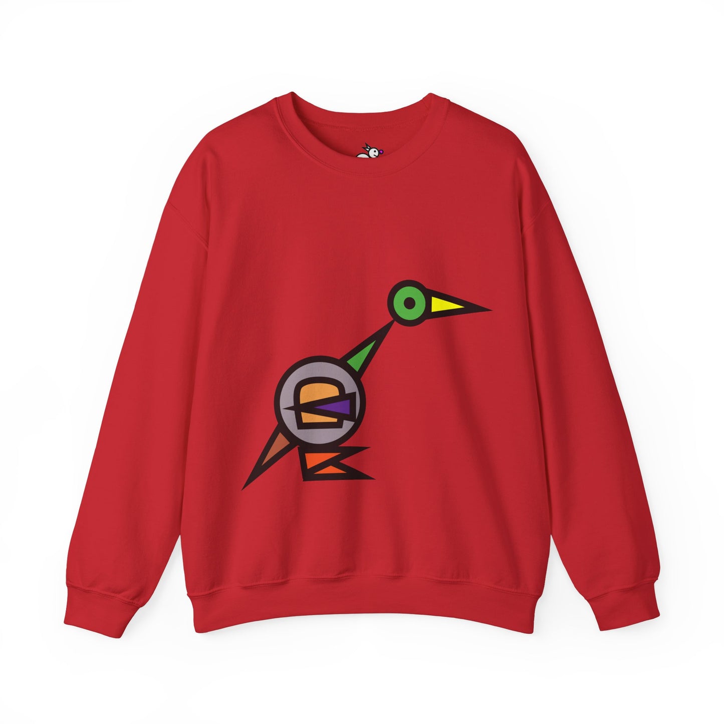 Bread Bird Rainbow Duck Cute Animal Illustration Unisex Crewneck Sweatshirt - Perfect for Casual Outings and Gift Giving