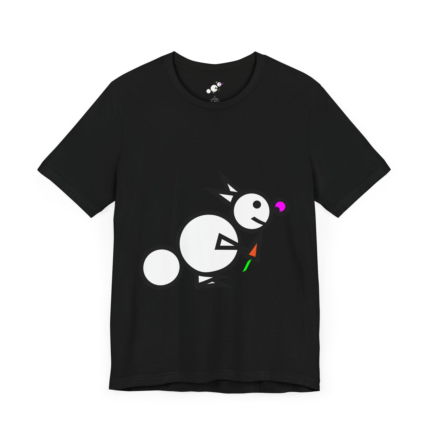 Round Rabbit Whimsical Animal Tee - Unisex Jersey Short Sleeve Shirt