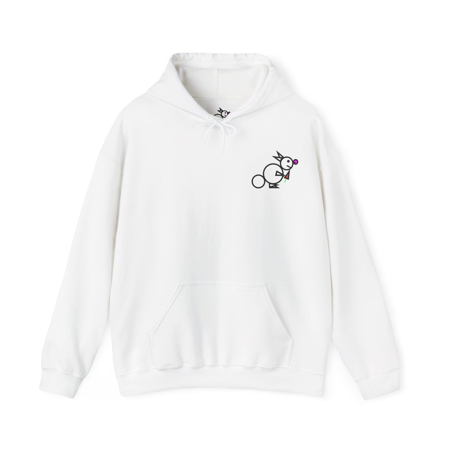 Round Rabbit Playful Bunny Hoodie - Unisex Heavy Blend™