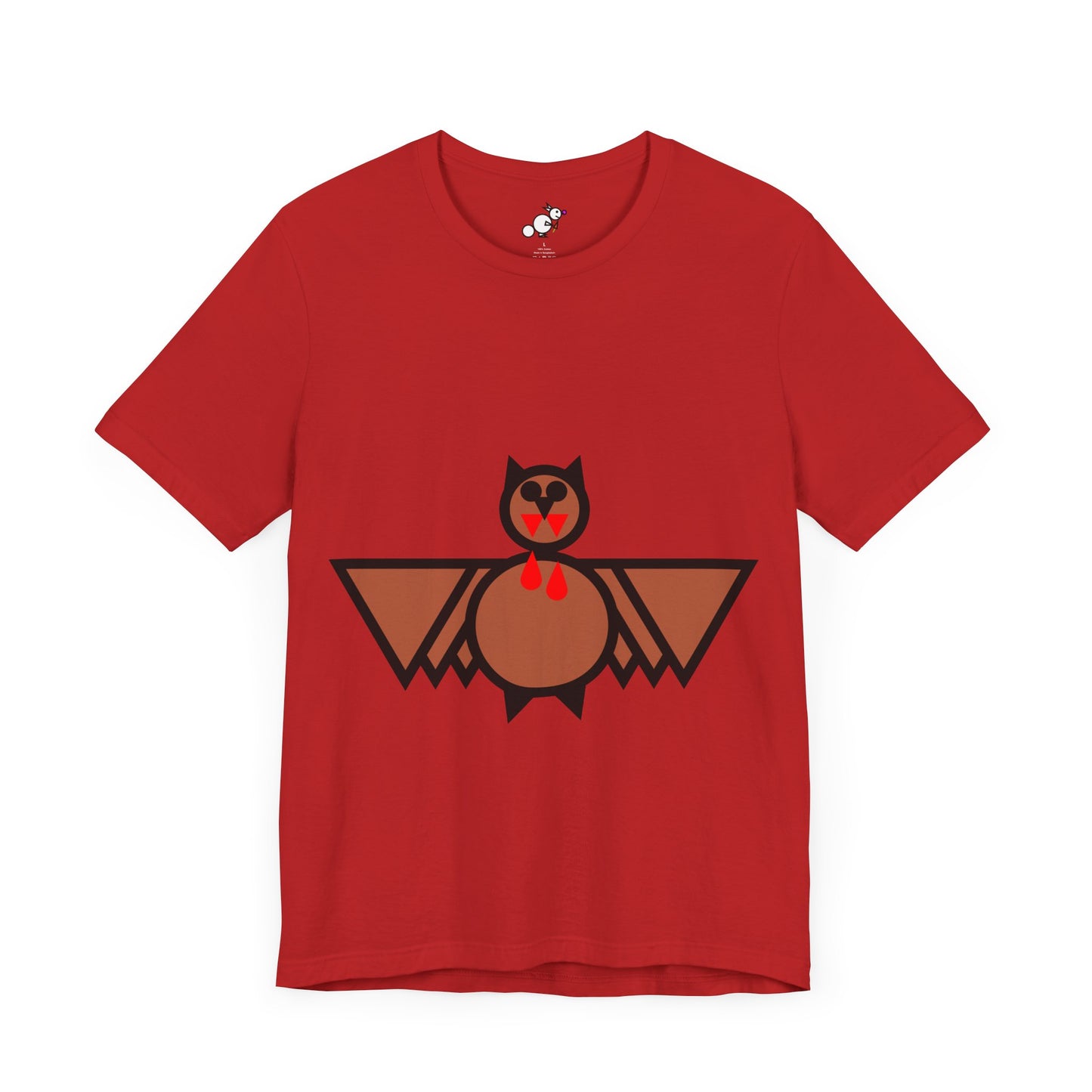 Blood Bat Whimsical Animal Tee - Unisex Jersey Short Sleeve Shirt