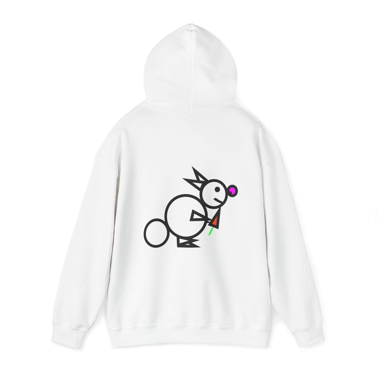 Round Rabbit Playful Bunny Hoodie - Unisex Heavy Blend™