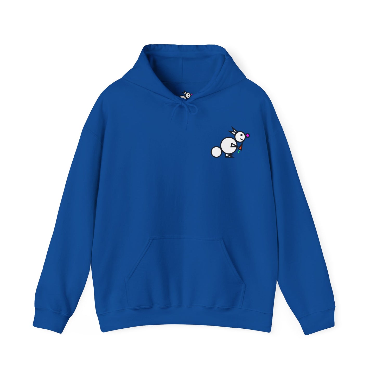 Round Rabbit Playful Bunny Hoodie - Unisex Heavy Blend™